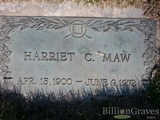 MMI - I17935 - Harriet Maw nee Clarke