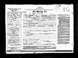 M20229 - Marriage George Nelson Pell & Annie May Dent 01111911