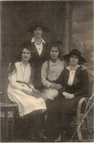 M1698 - Maw sisters  Florrie - Millie - Lena - Emma