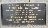 MMI - I16277 - I58542 - Edward George Adams and spouse Alice Robina