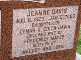 MMI - I19179 - Jeanne Davis Mayes MMI - I19179 - Jeanne Davis Mayes