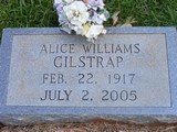 MMI - I23135 - Alice Gilstrap nee Williams MMI - I23135 - Alice Gilstrap nee Williams