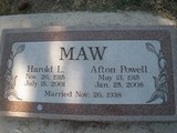 MMI - I23355 - I23353 - Harold Louis Maw - Afton Powell MMI - I23355 - I23353 - Harold Louis Maw - Afton Powell