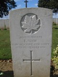 MMI - I23474 - E Maw - Courcelette British Cemetery 2 MMI - I23474 - E Maw - Courcelette British Cemetery 2