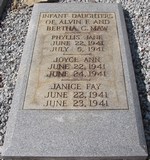 MMI - I30506 - I30507 - I30508 - Phyllis Jane, Joyce Ann & Janice Fay Maw MMI - I30506 - I30507 - I30508 - Phyllis Jane, Joyce Ann & Janice Fay Maw