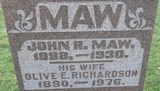 MMI - I43591 - I59310 - Robert John (John Robert) Maw & Olive E Richardson
