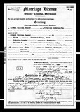 M13726 - Marriage Albert William Jenner & Virginia Dorothy Fox 23071938